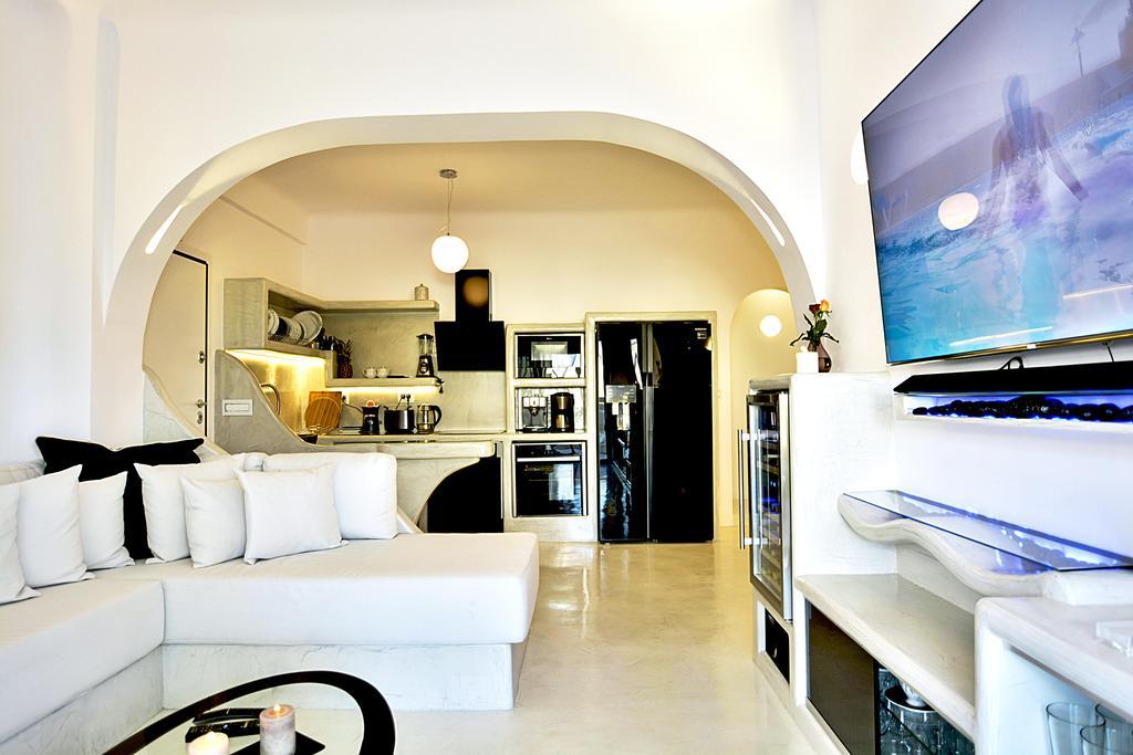 Santorini Loft Apartman Kamári Kültér fotó