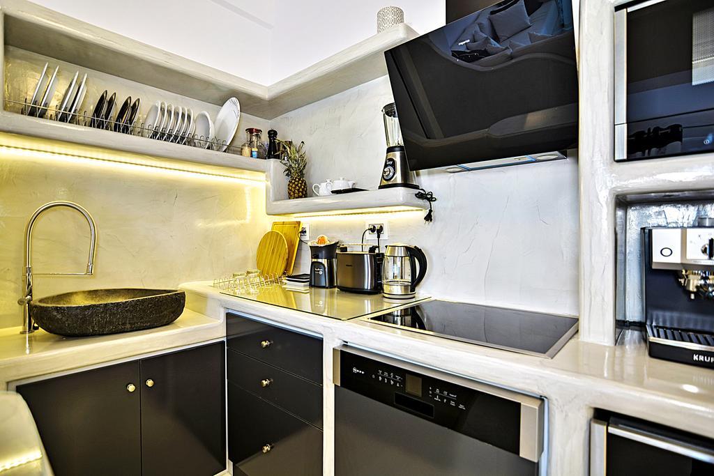 Santorini Loft Apartman Kamári Kültér fotó