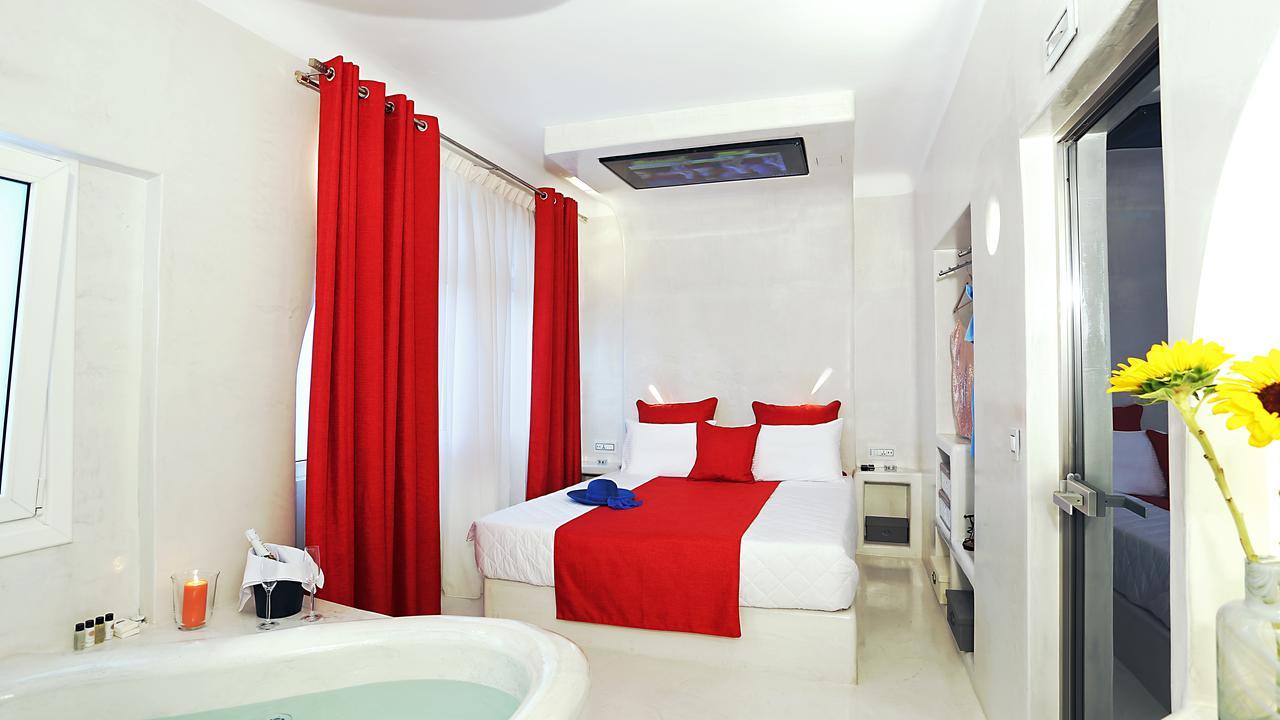 Santorini Loft Apartman Kamári Kültér fotó